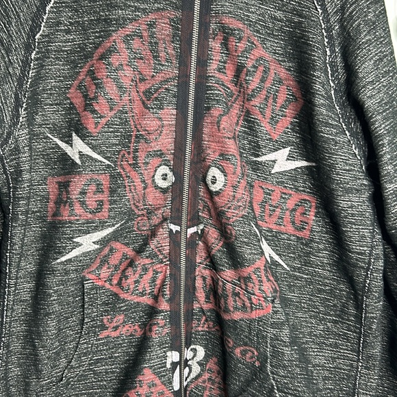 Affliction Reversible Zip Up Hoodie - Picture 3 of 10